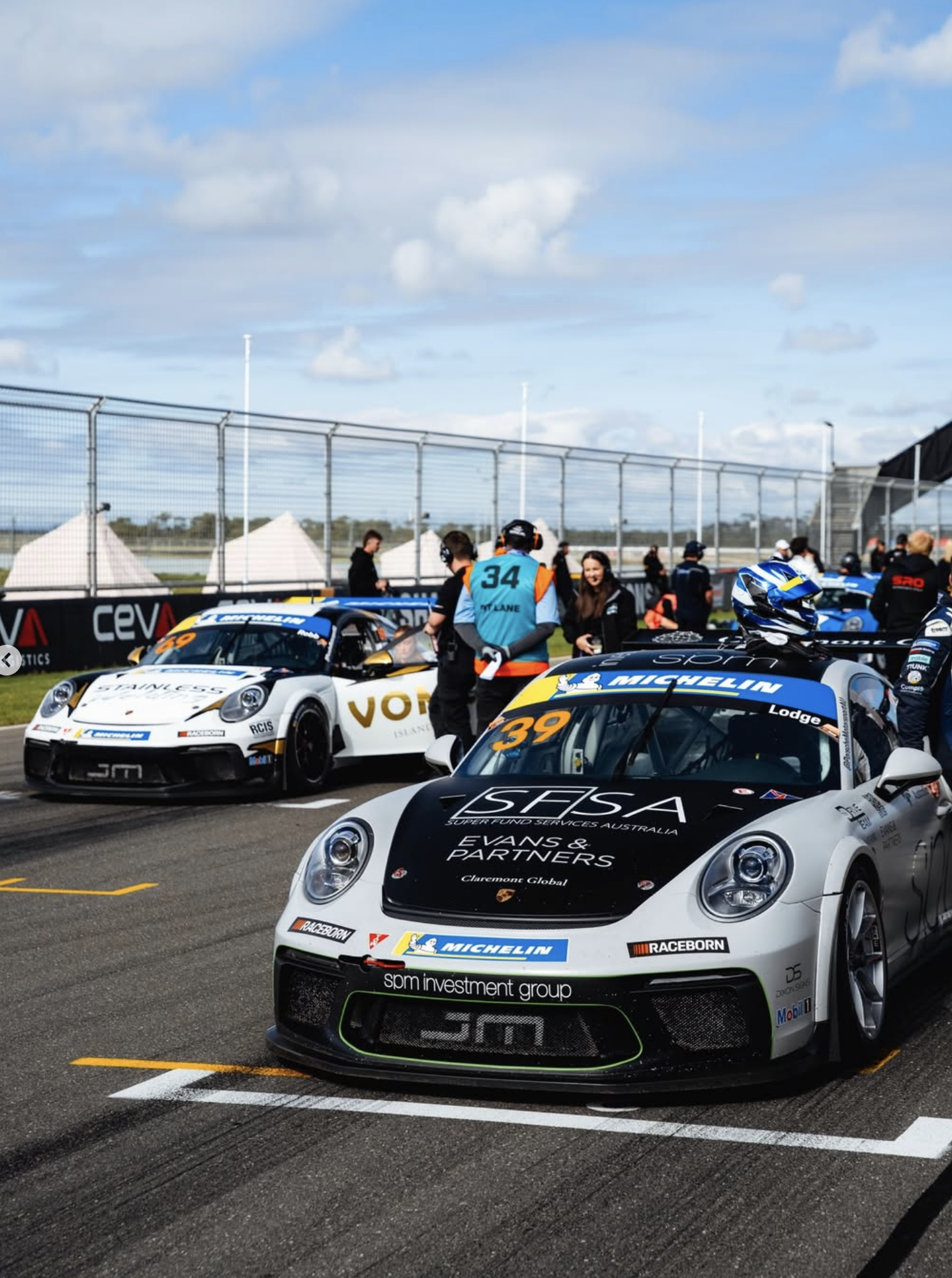 Starting on pole